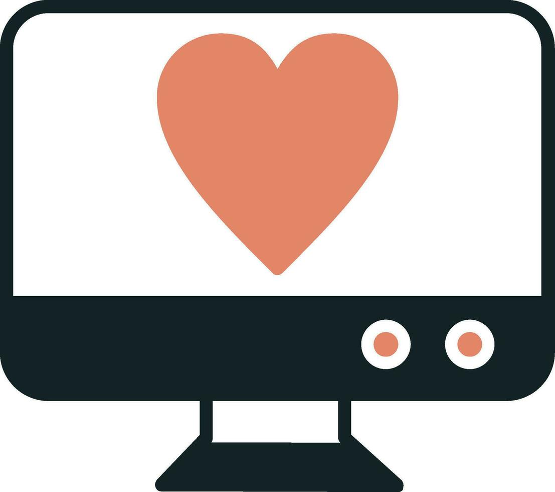 Monitor Vector Icon