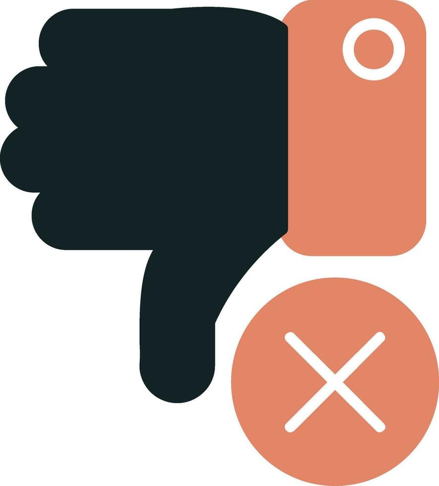 Dislike Vector Icon