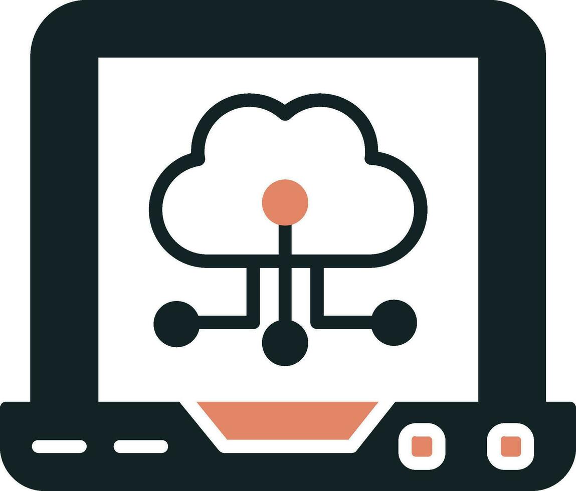 Cloud Computing Vector Icon