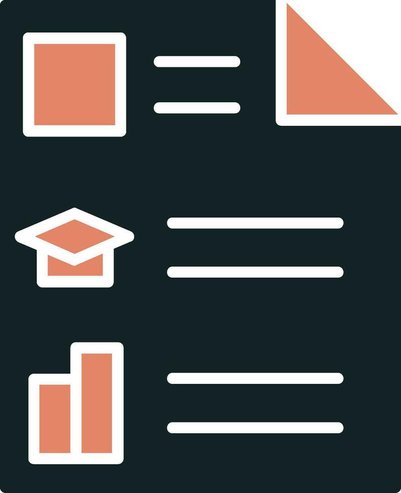 Curriculum Vitae Vector Icon