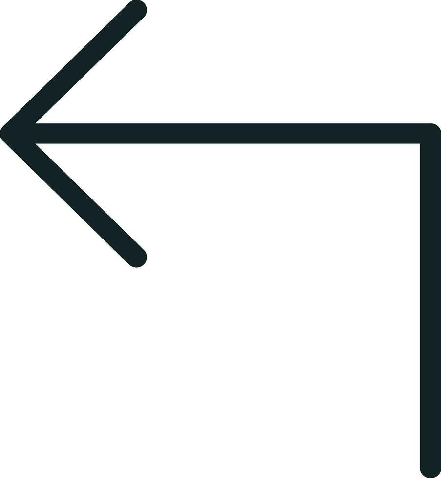 Turn Vector Icon