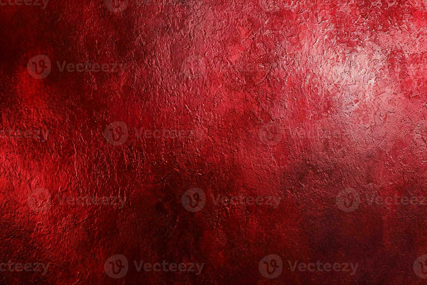 AI generated red color background surrounded by romantic atmosphere of floating Red heart shaped cutout papers photo