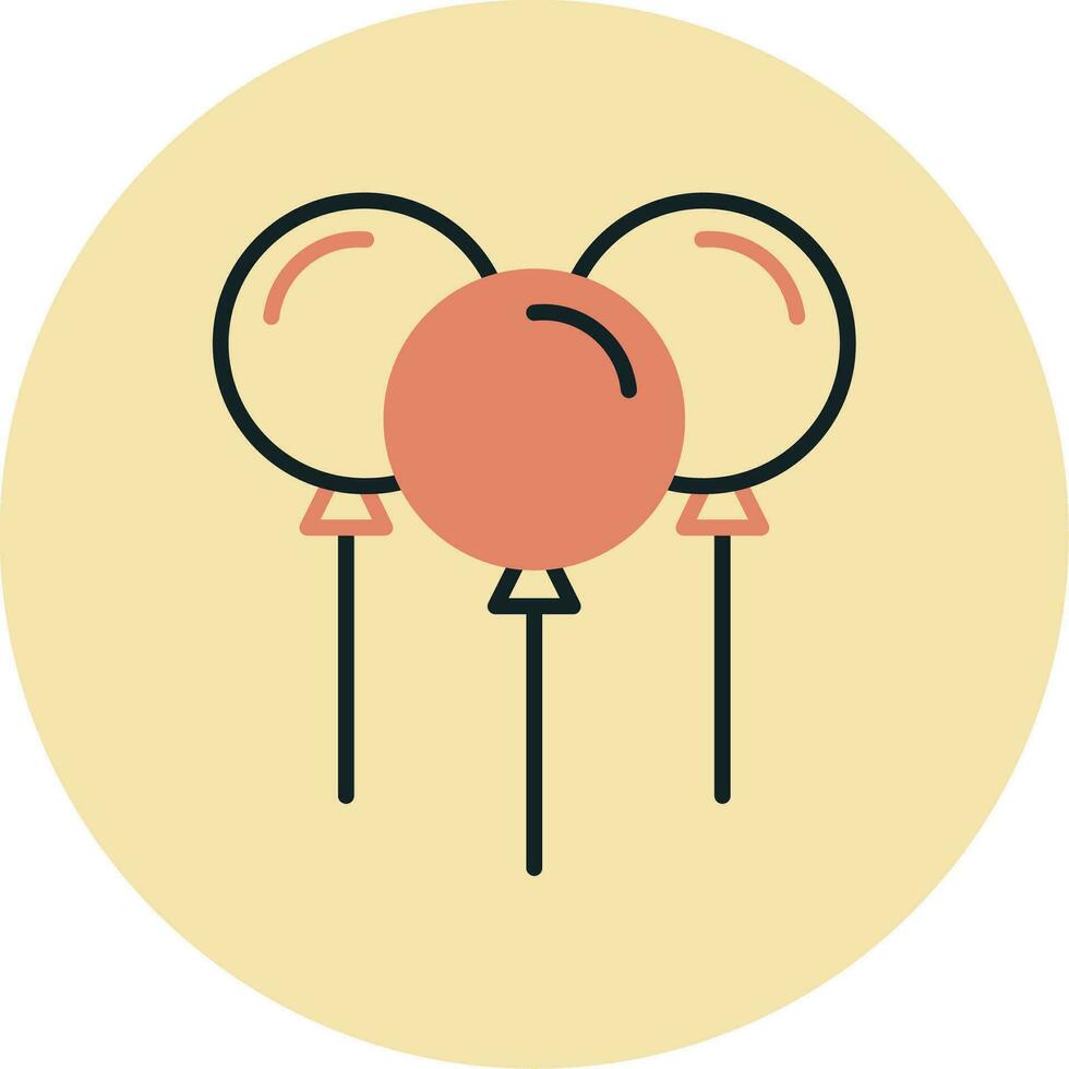 Balloons Vector Icon