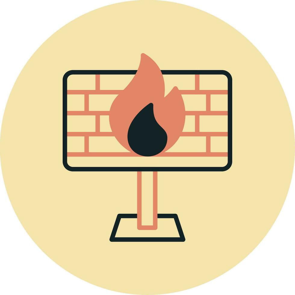 Firewall Vector Icon