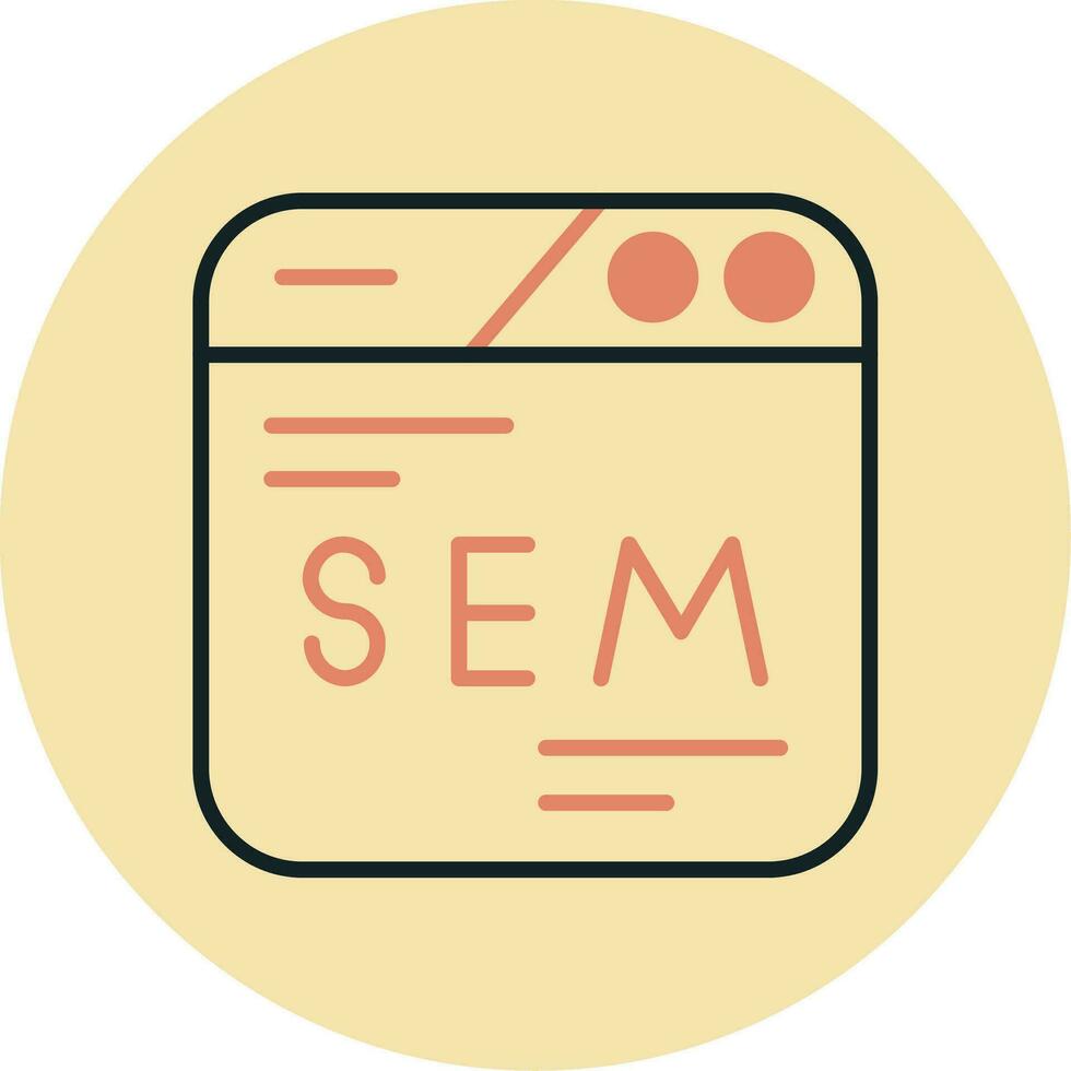 Sem Vector Icon