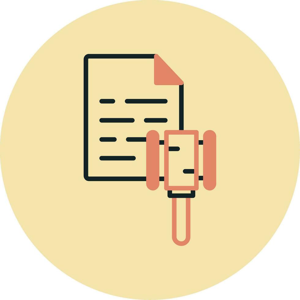 icono de vector de documento