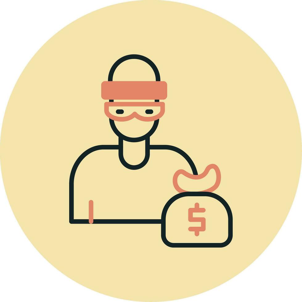 Burglar Vector Icon