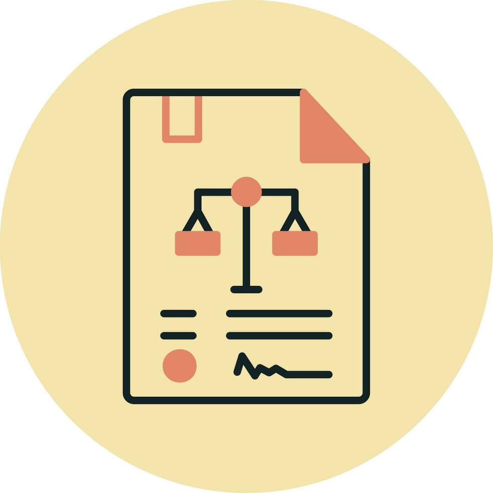 icono de vector de certificado