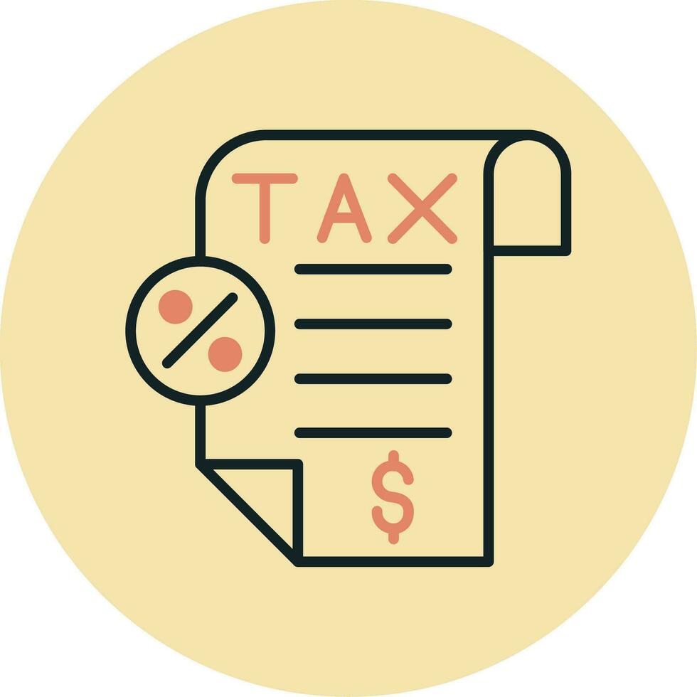 Tax Vector Icon