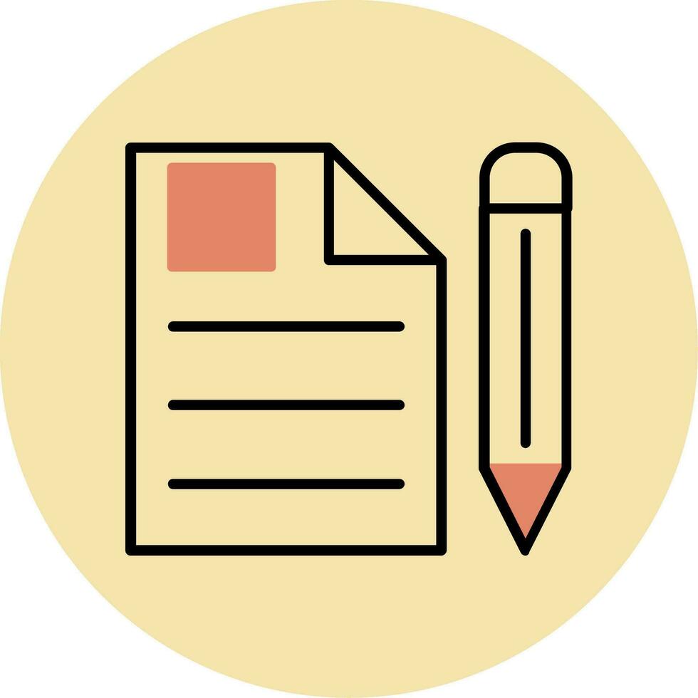 icono de vector de documento