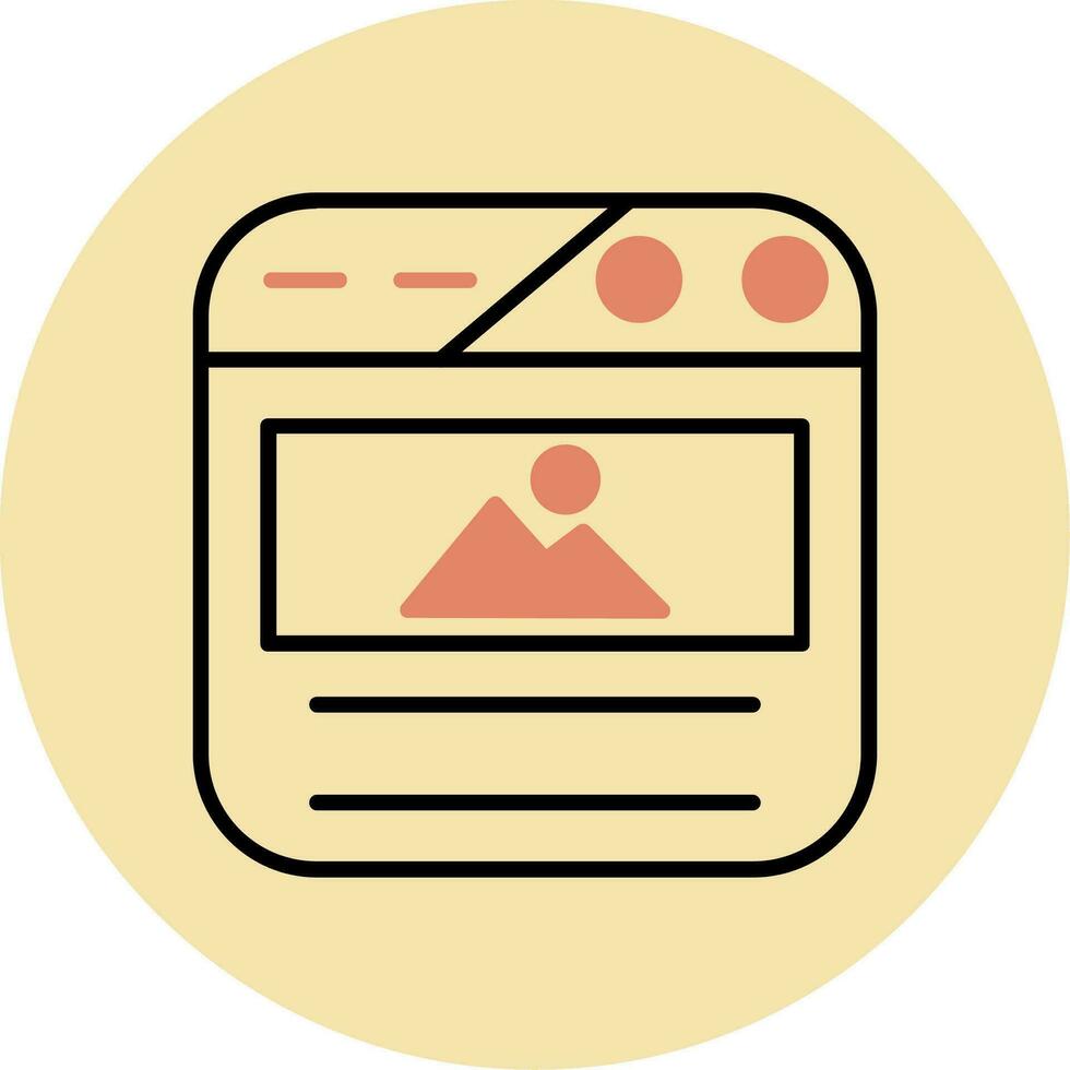 Web Page Vector Icon