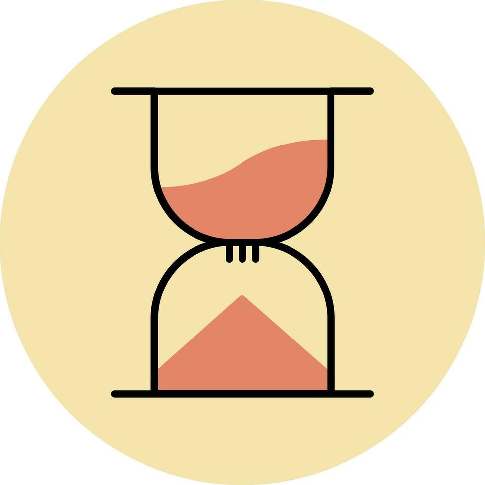 icono de vector de reloj de arena