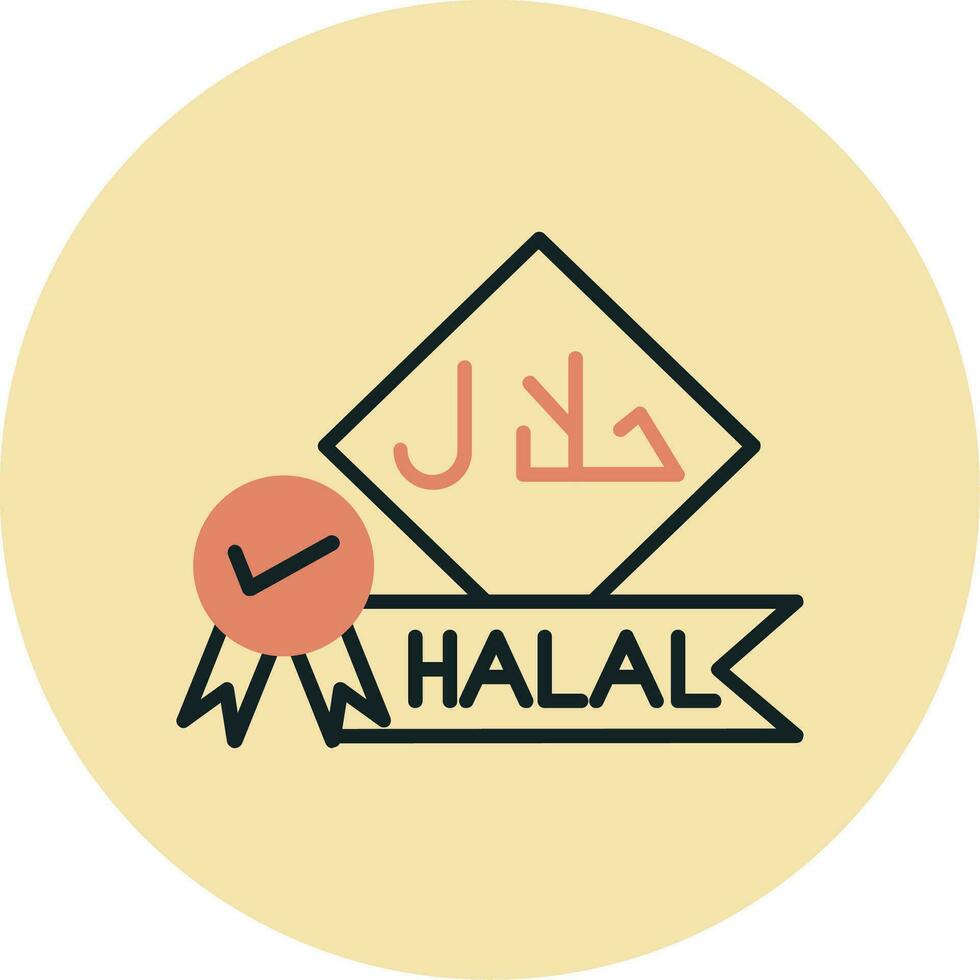 Halal Vector Icon