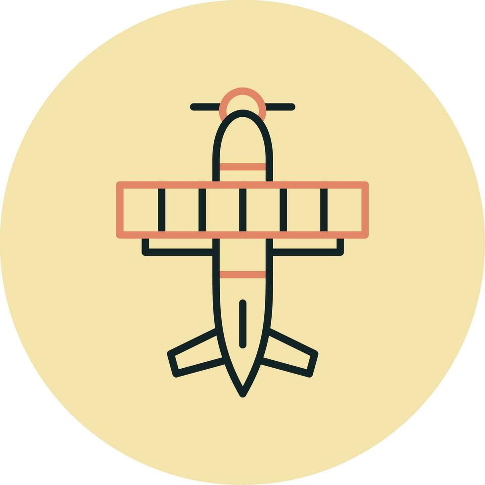 Biplane Vector Icon