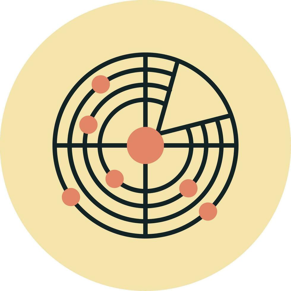 Radar Vector Icon