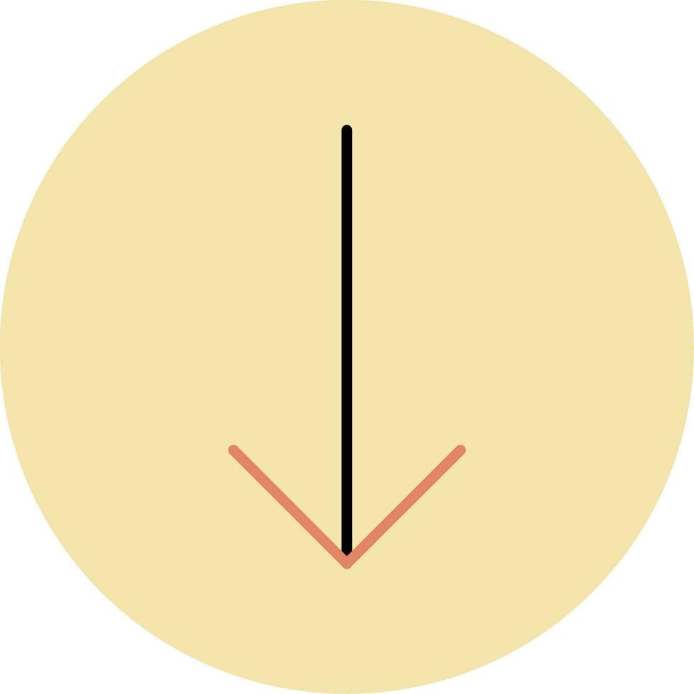 Down Arrow Vector Icon