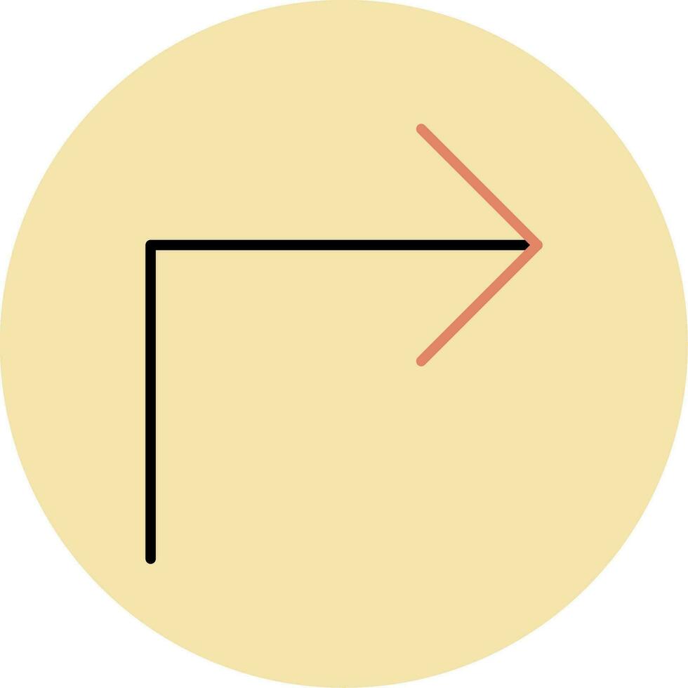 giro vector icono