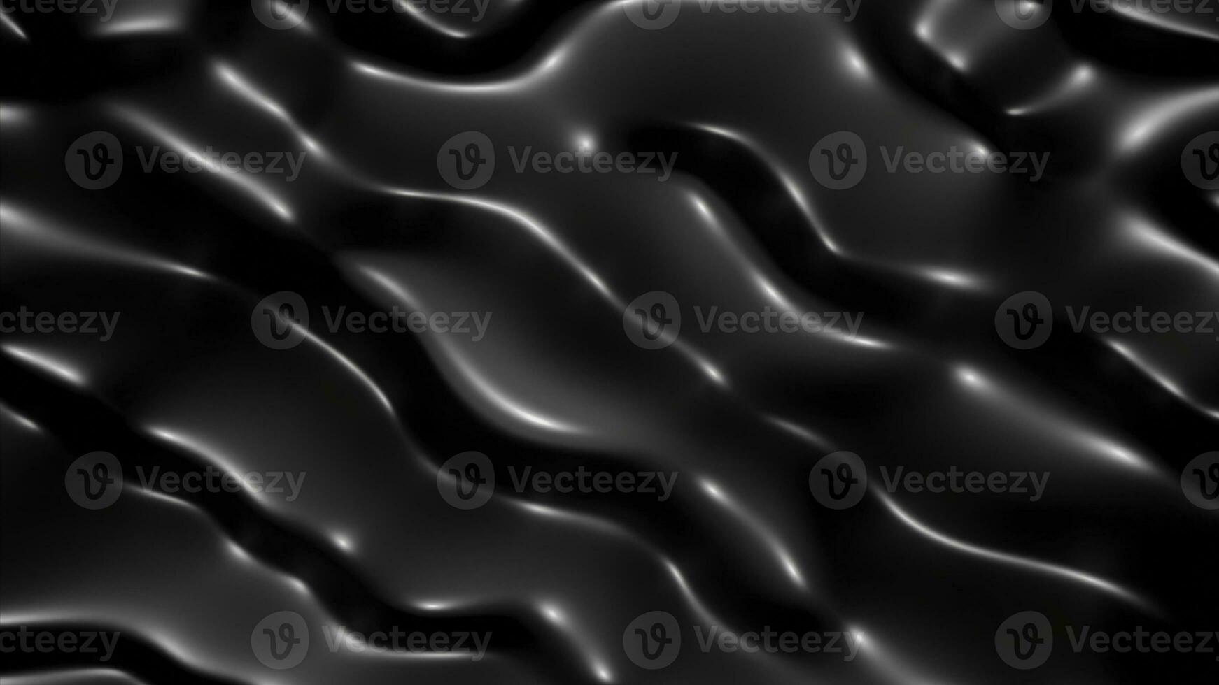 Metallic liquid with ripple lines on surface. Design. Rotating background with liquid texture and ripples on surface. Lines of liquid ripples stretch and rotate photo