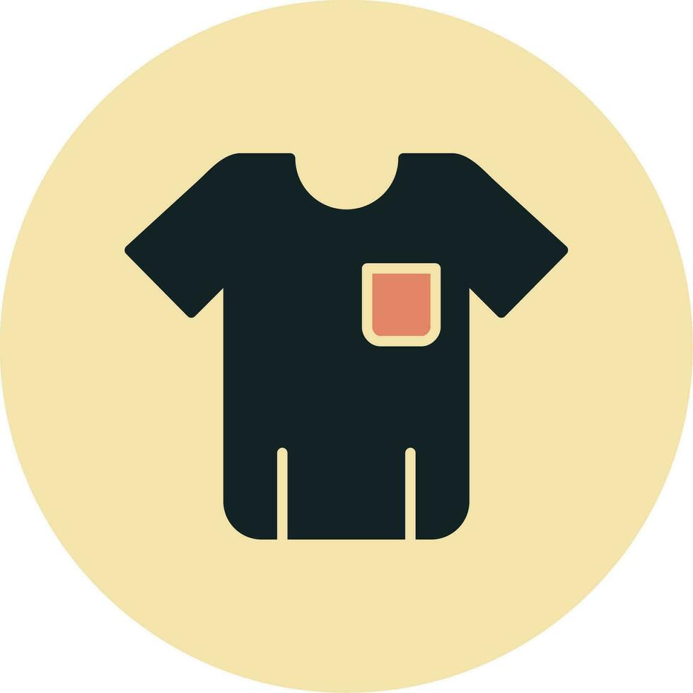 icono de vector de camiseta