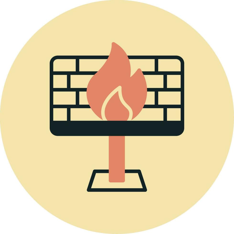 Firewall Vector Icon