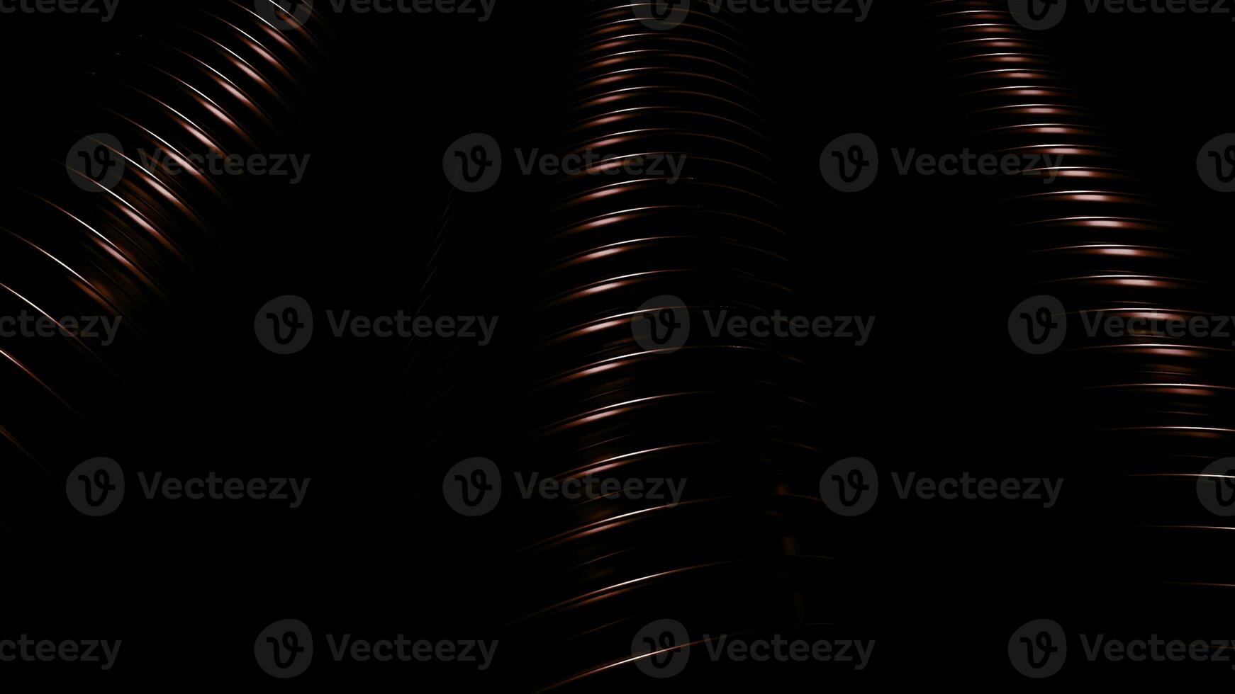 Dark background. Design.Red rings in animation slowly moving forward. photo
