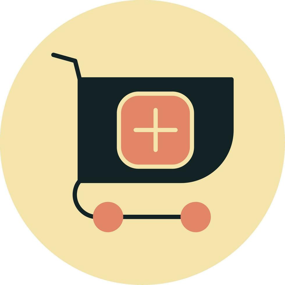 añadir al icono de vector de carrito