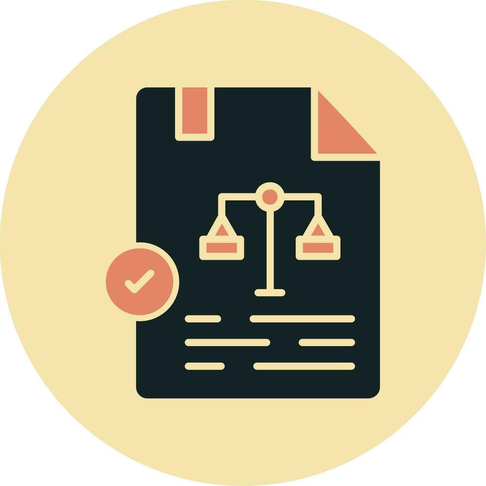 Legal Vector Icon