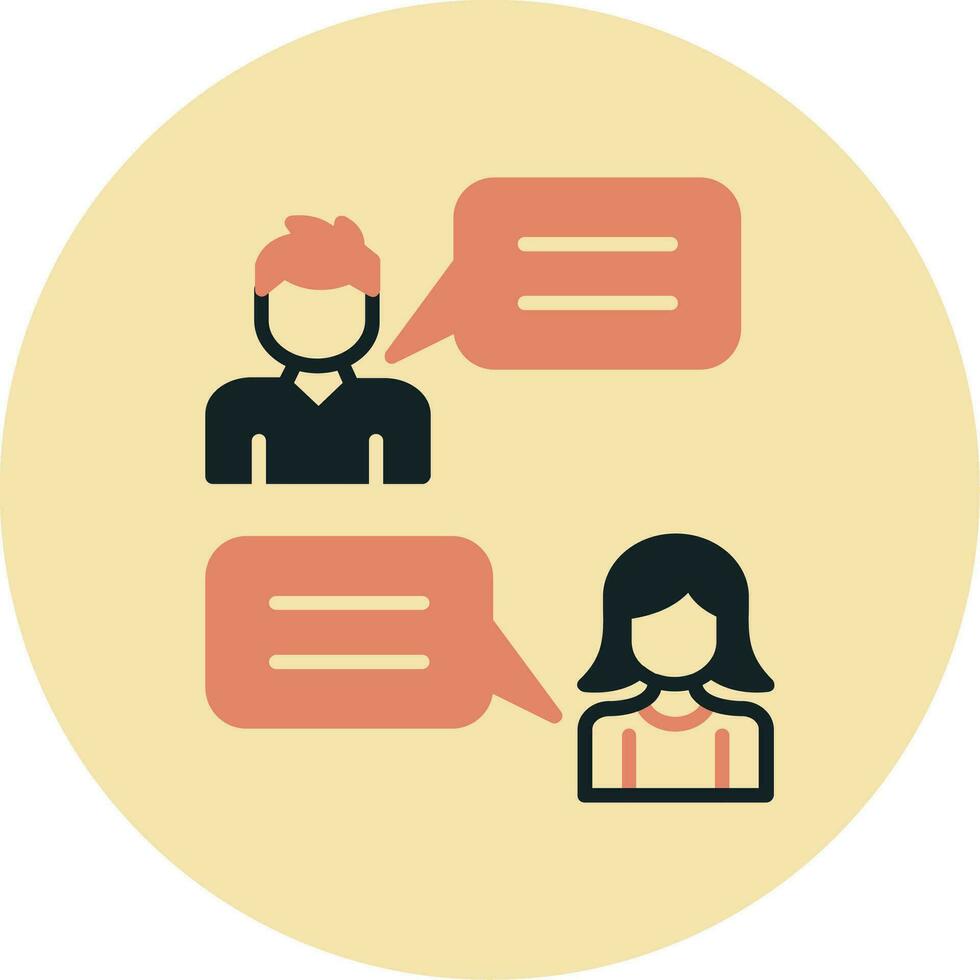 Conversation Vector Icon