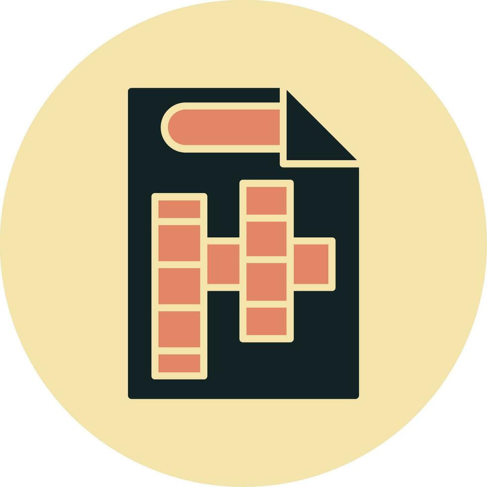 Crossword Vector Icon