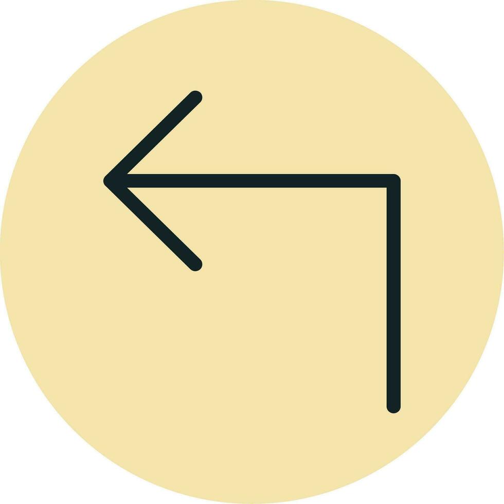 Turn Vector Icon