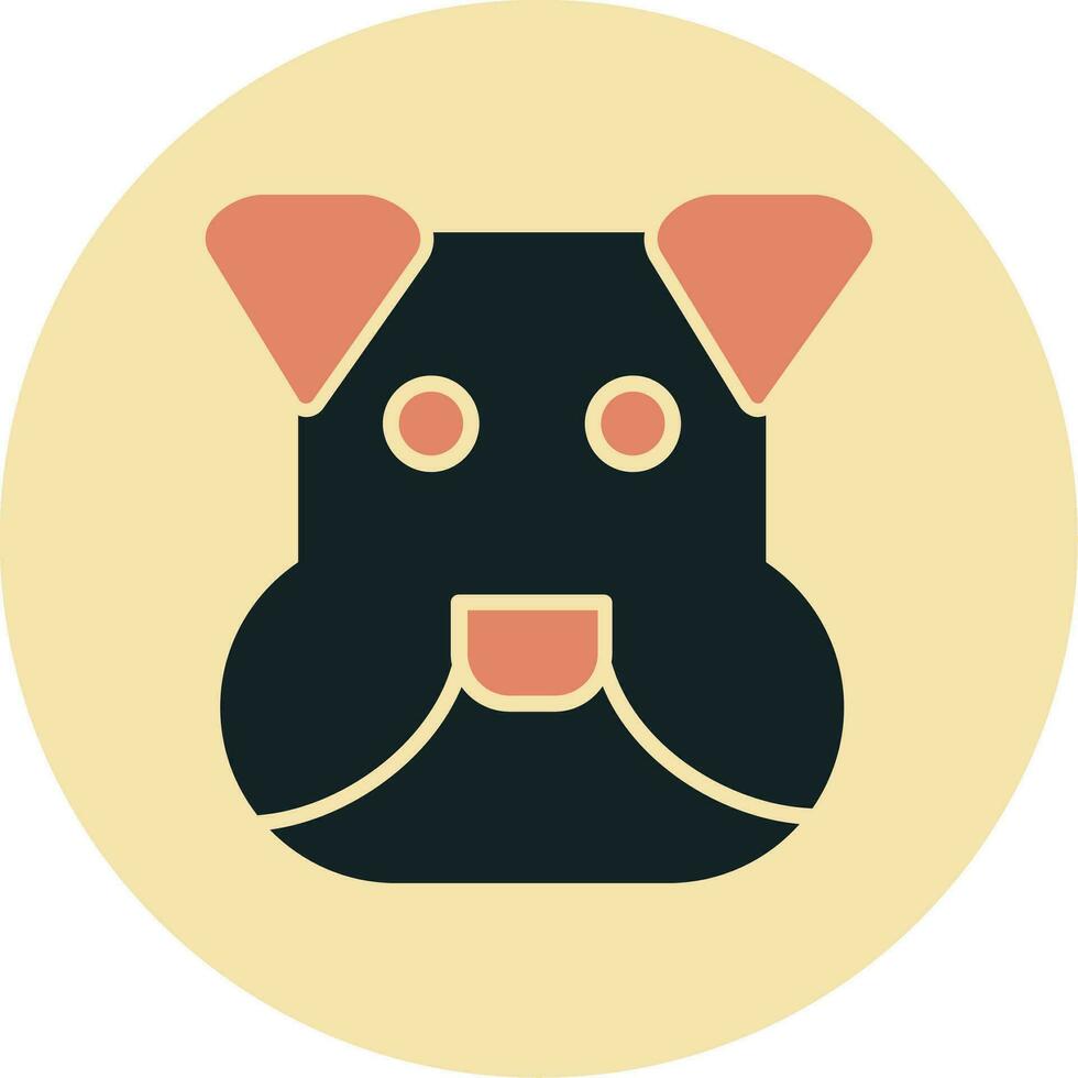 icono de vector de perro