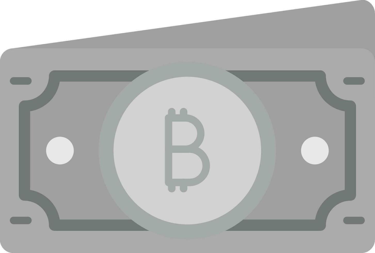 bitcoin gris escala icono vector