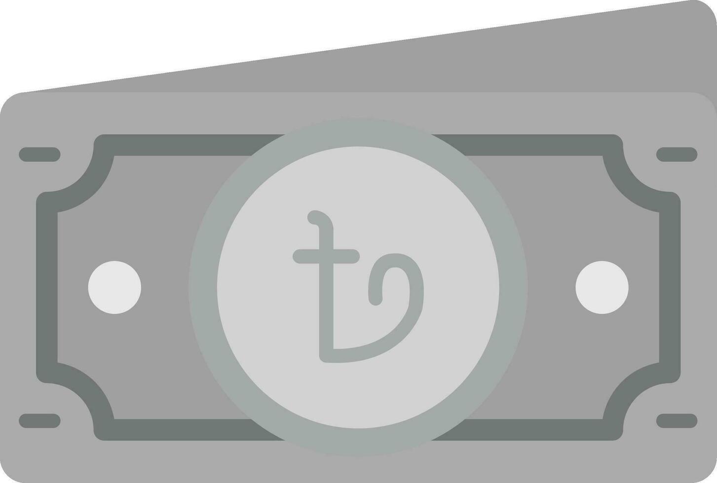 Taka Grey scale Icon vector