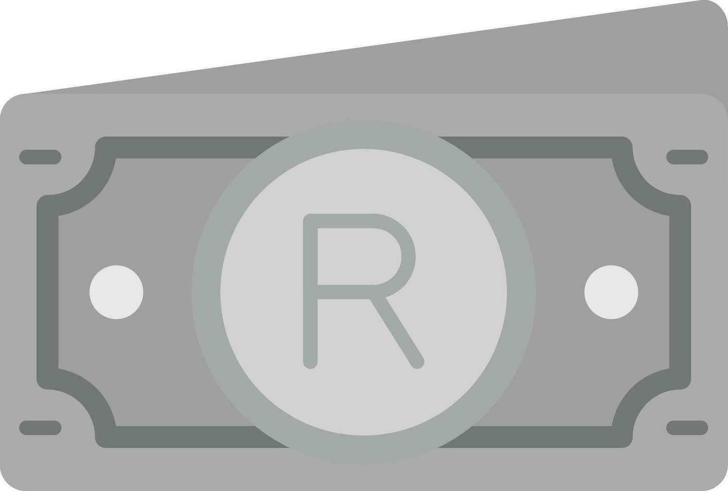 Rand Grey scale Icon vector