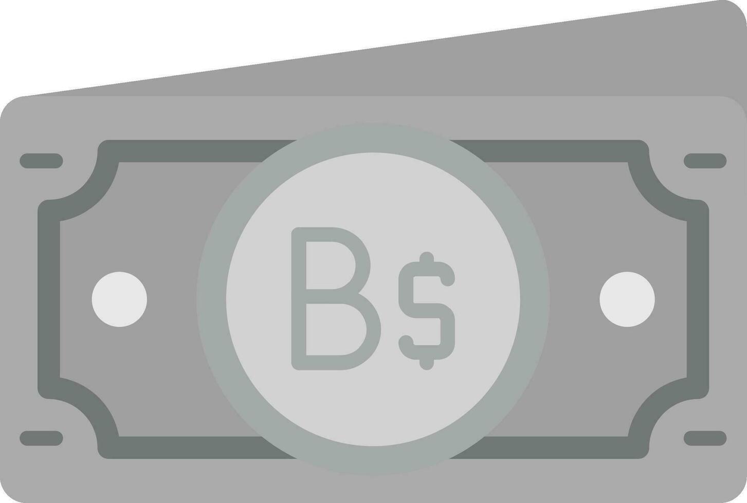 Brunei gris escala icono vector