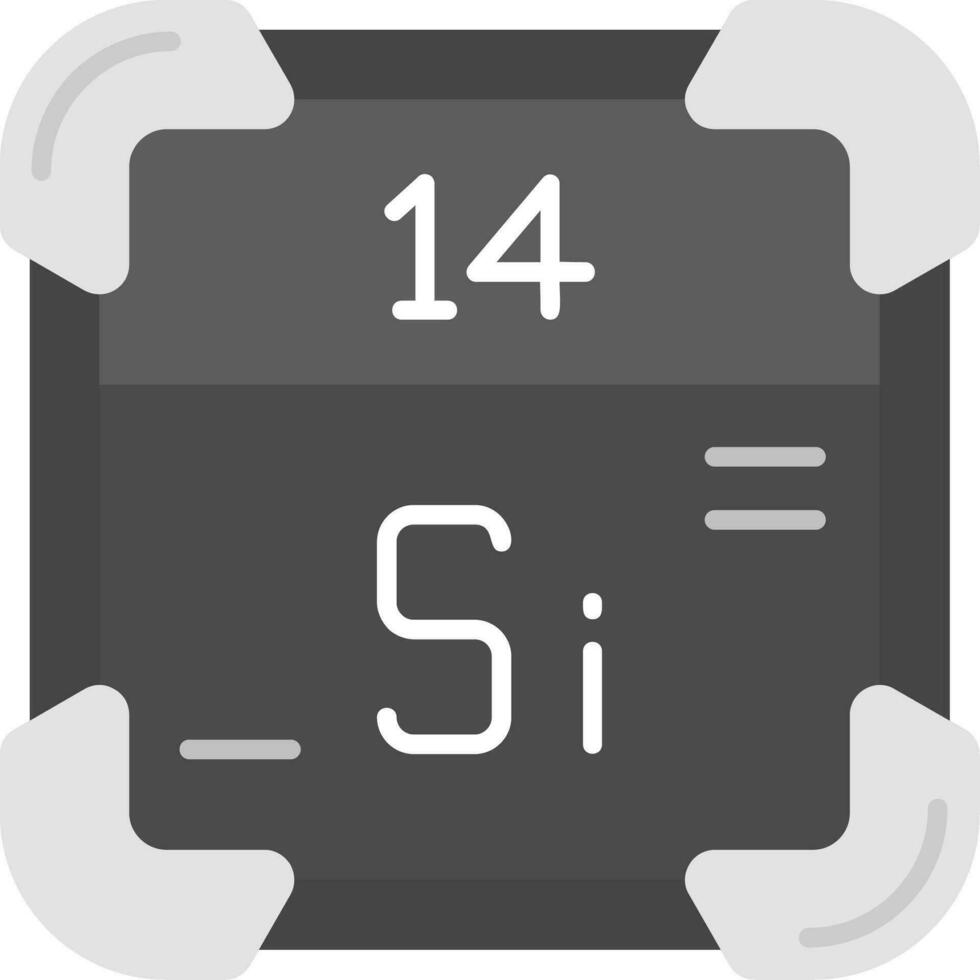 SilGrey scale Icon Grey scale Icon vector