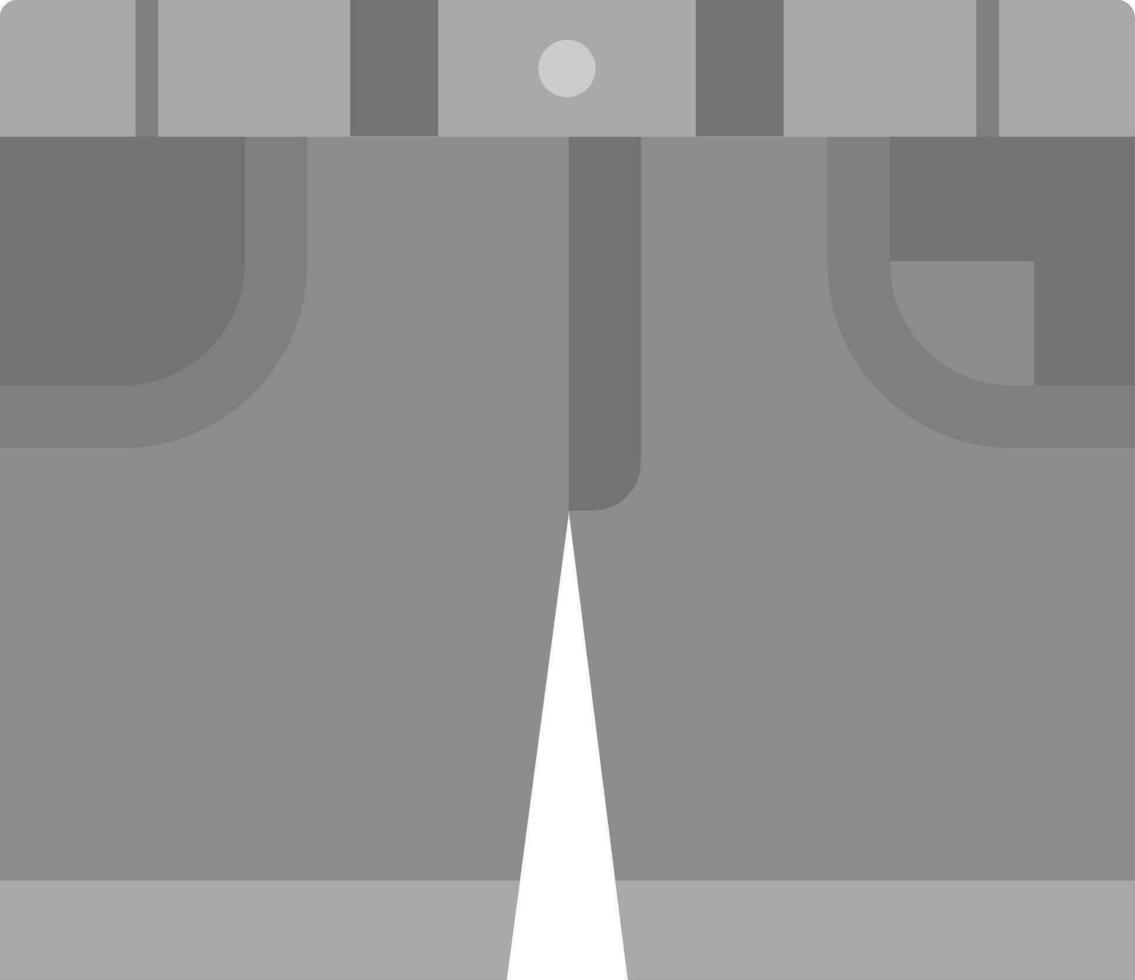 pantalones cortos gris escala icono vector