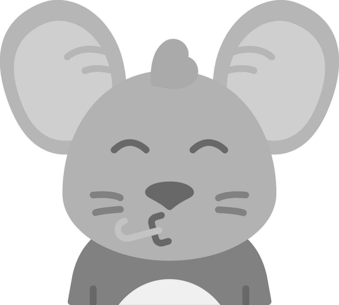 Congratulation Grey scale Icon vector