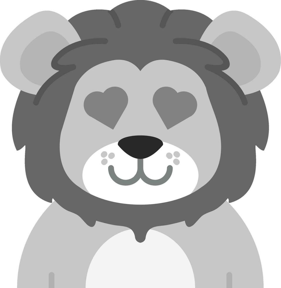 In love Grey scale Icon vector