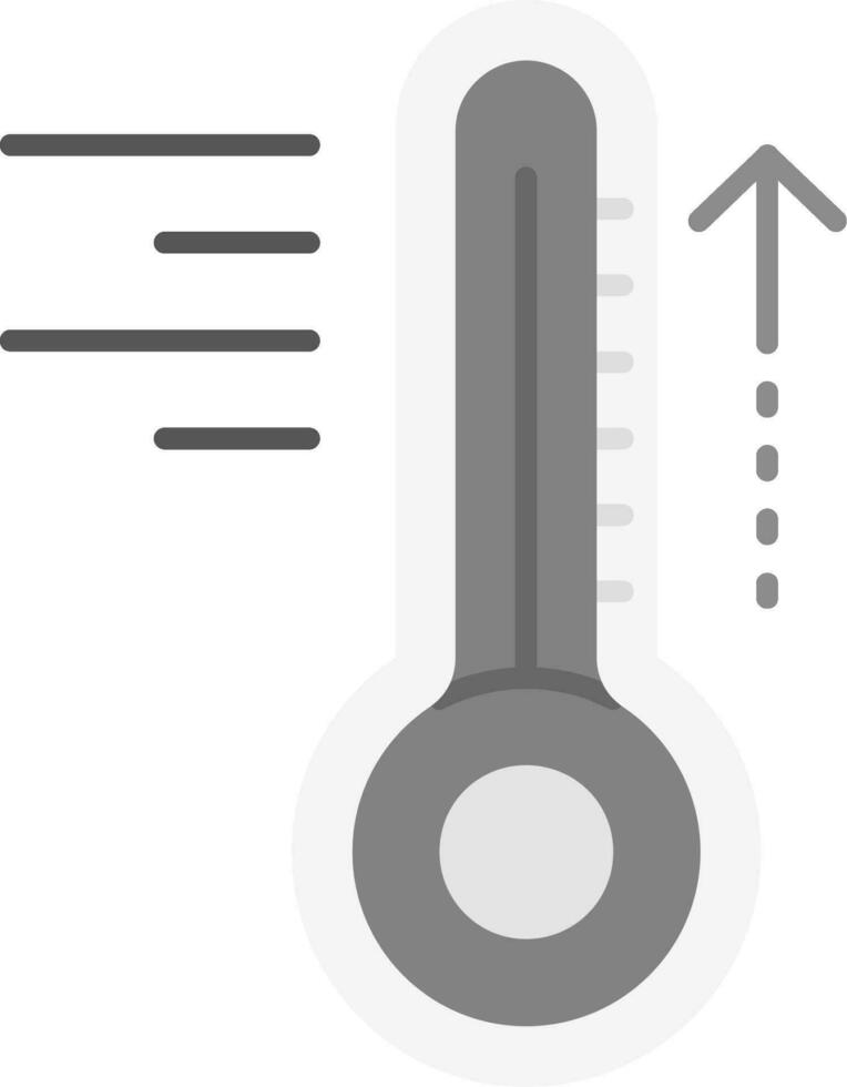 Hot Grey scale Icon vector