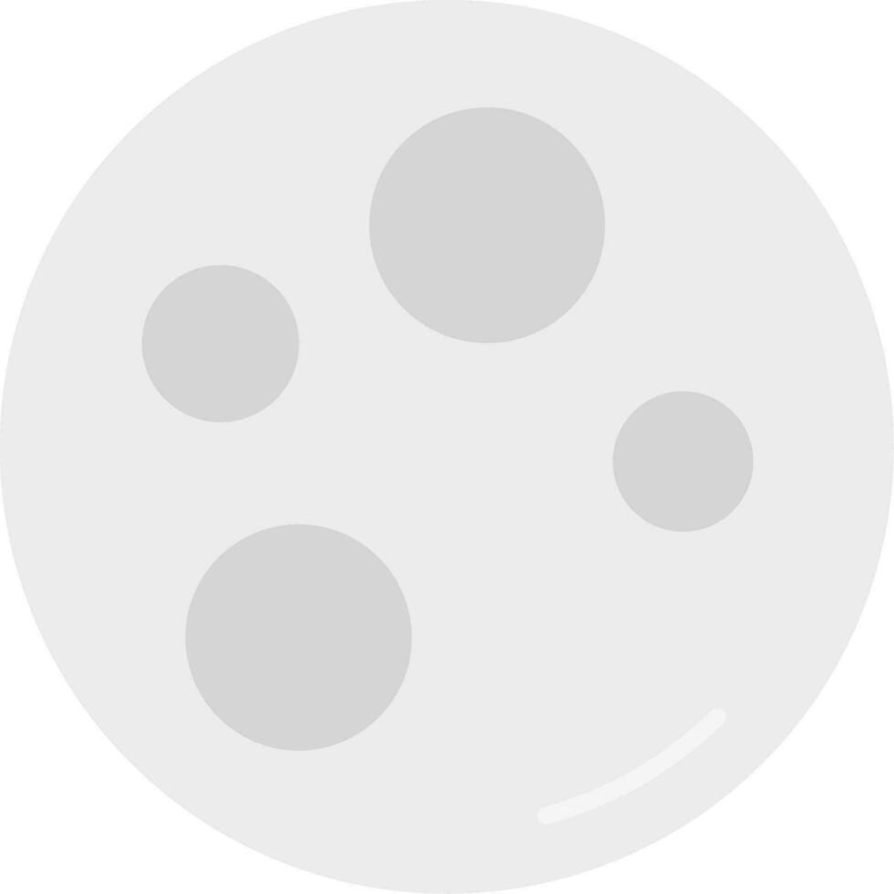 Moon Grey scale Icon vector
