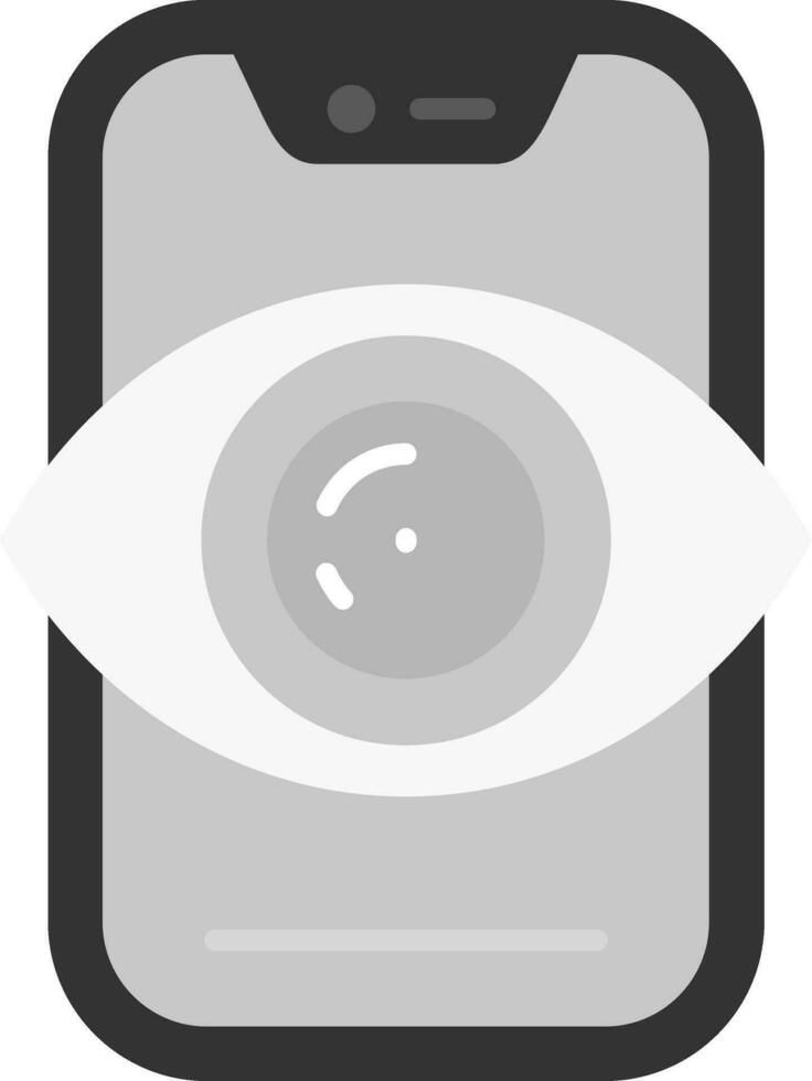 Vision Grey scale Icon vector