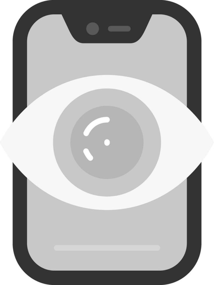 Vision Grey scale Icon vector