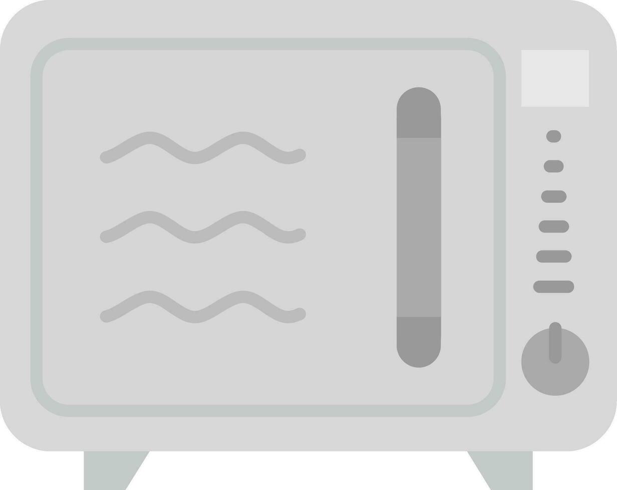 horno gris escala icono vector