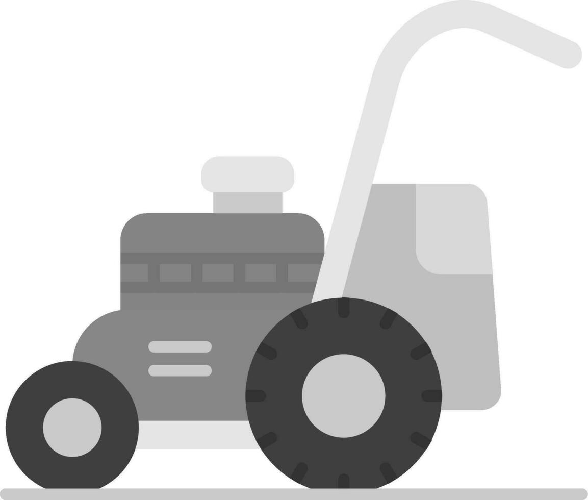 Mower Grey scale Icon vector