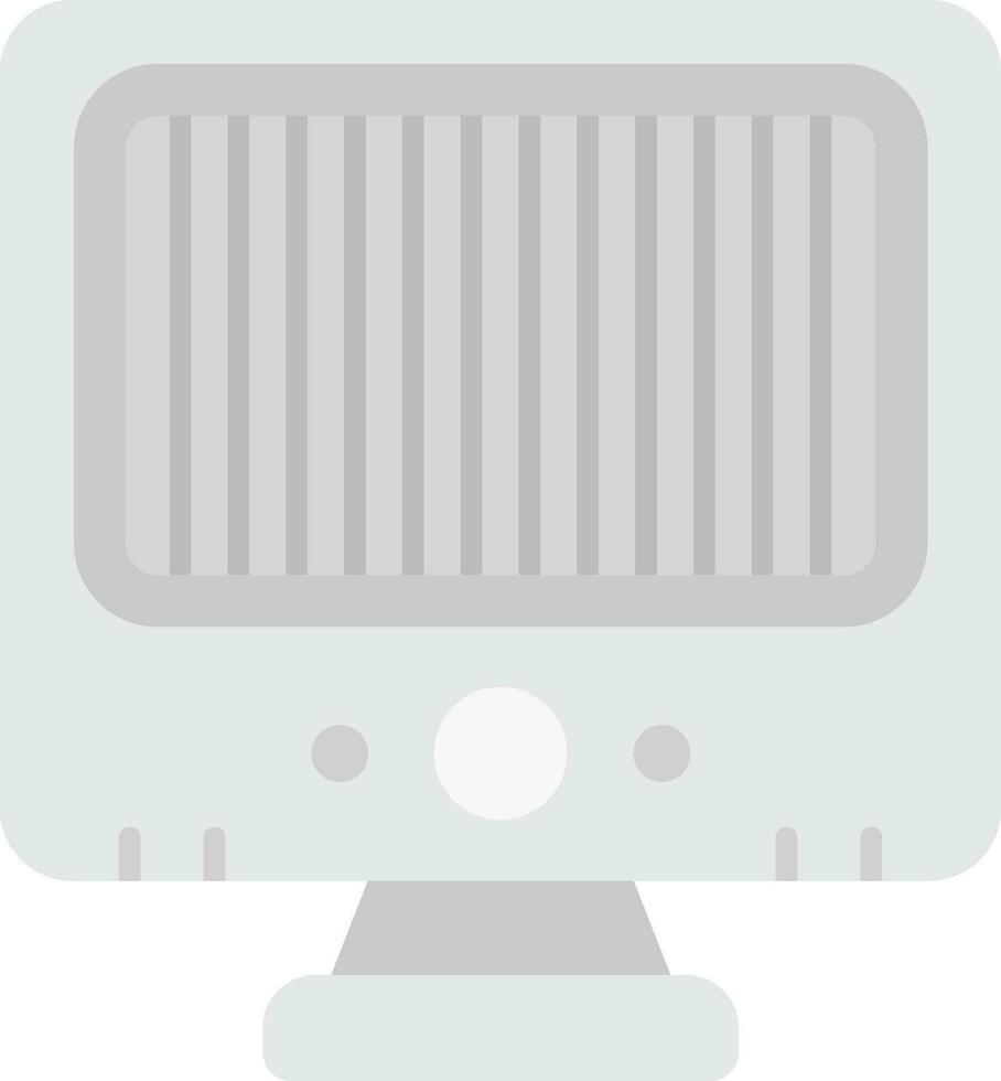 Heater Grey scale Icon vector