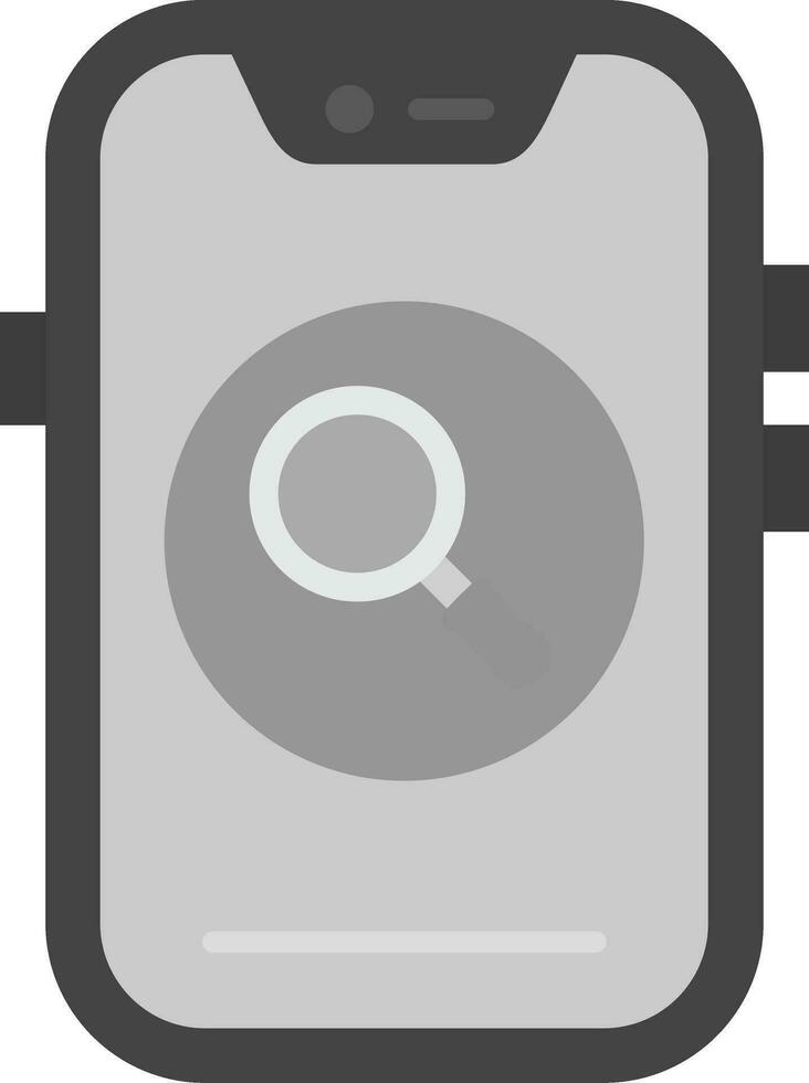 Search Grey scale Icon vector