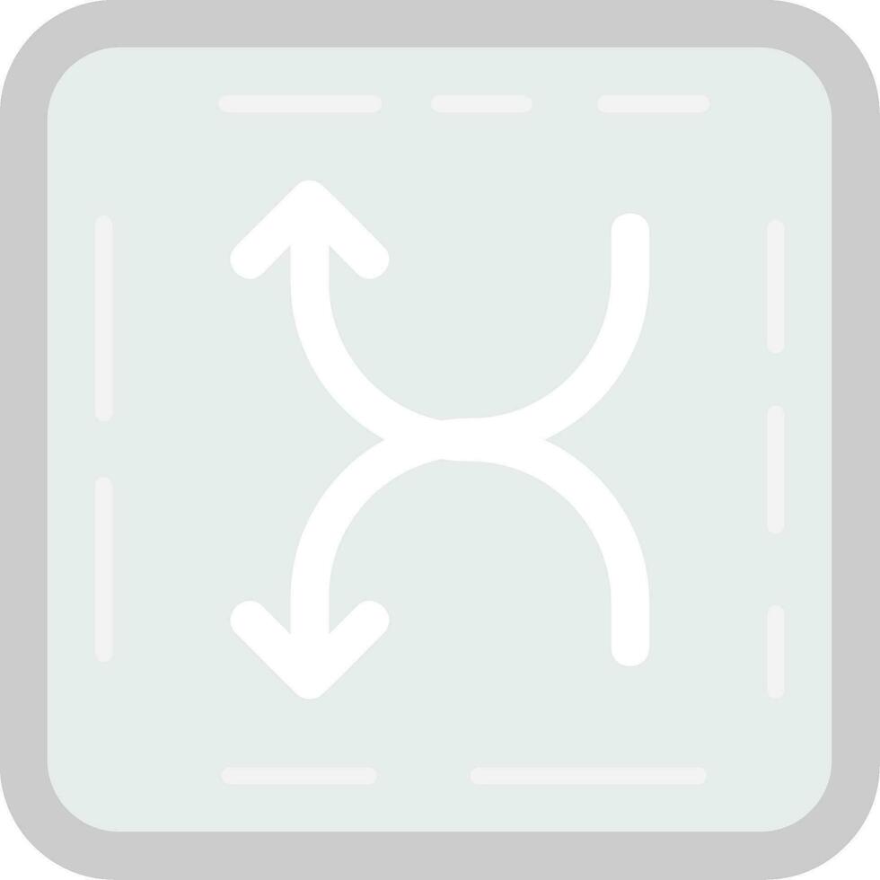 Shuffle Grey scale Icon vector