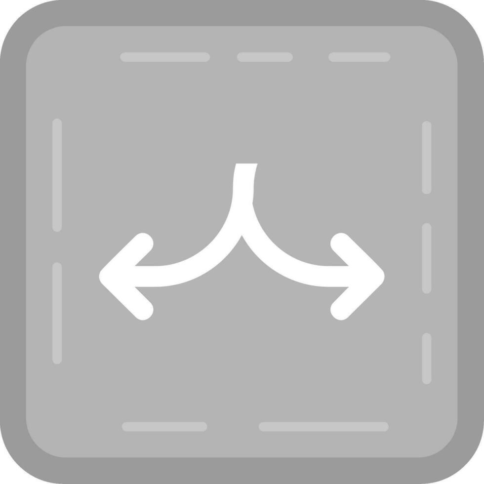 Shuffle Grey scale Icon vector