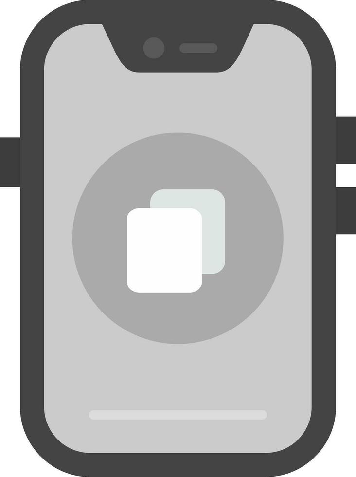 Copy Grey scale Icon vector